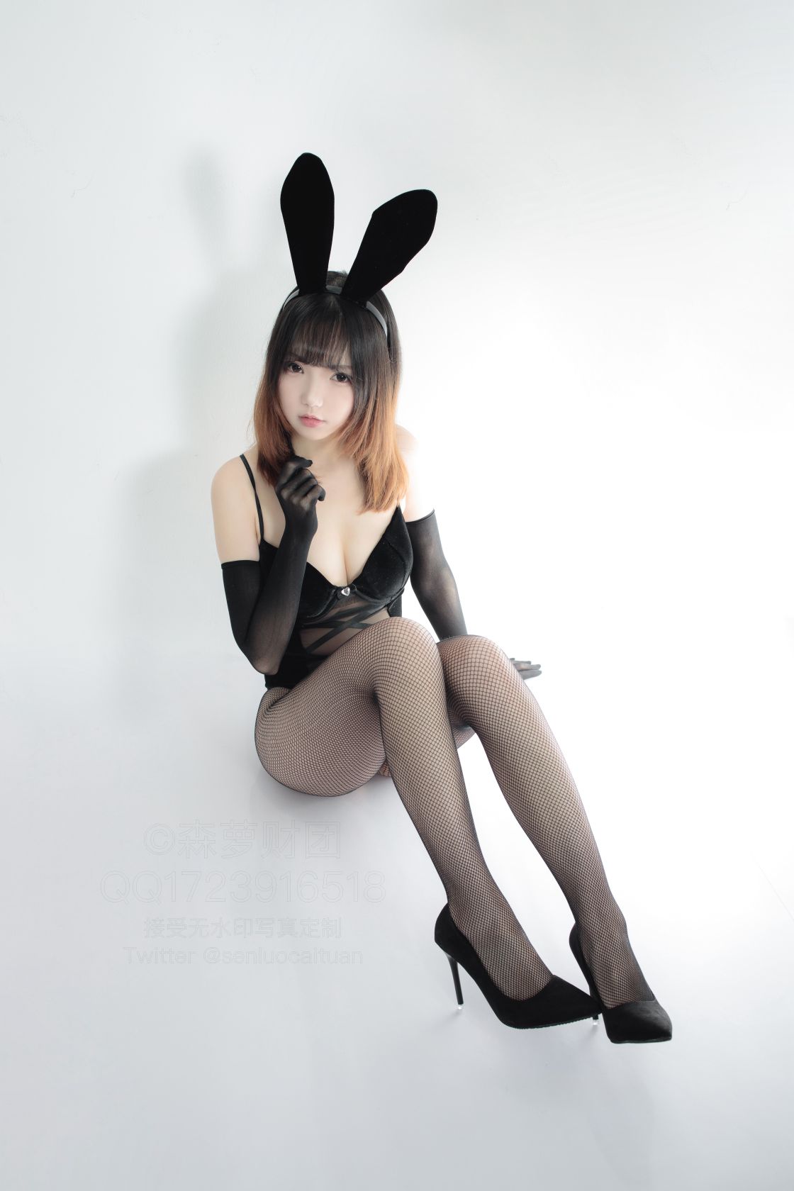 森萝财团 - WTMSB - 黑丝网袜兔女郎 - 3885