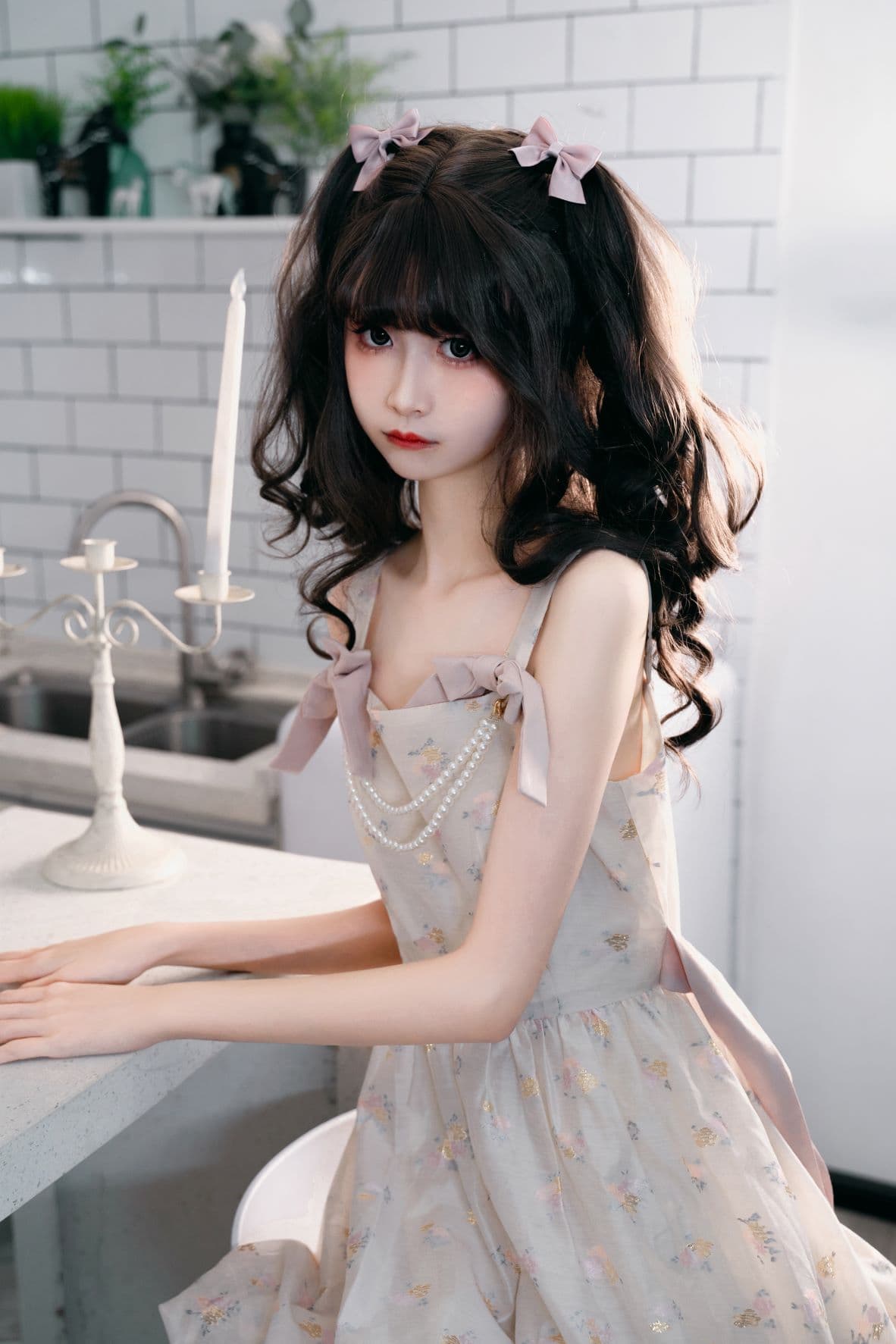 萌甜白幼瘦美少女 – 047