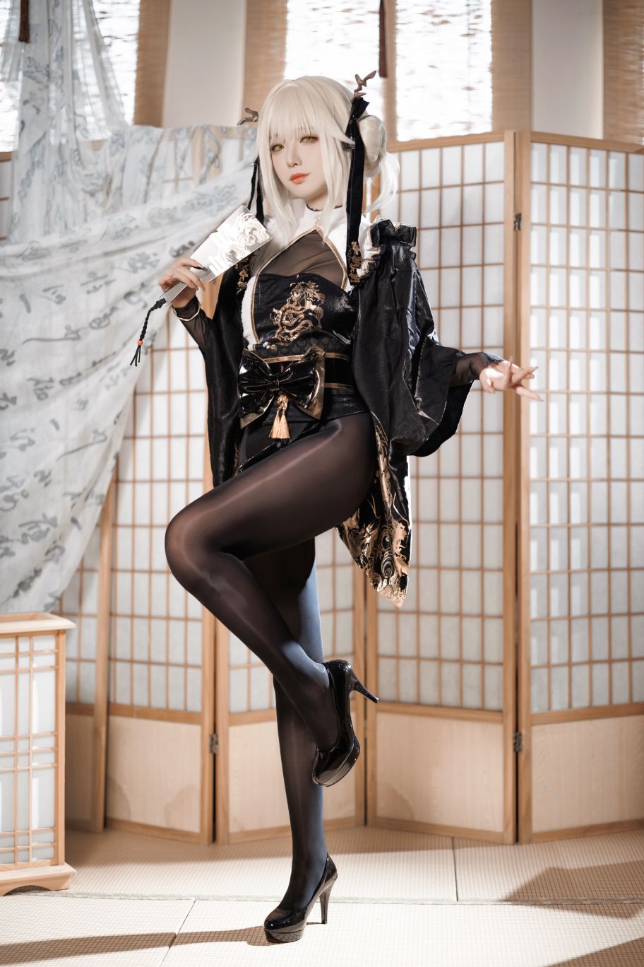 封疆疆v – NIKKE白兔布兰儿和服 – 3052