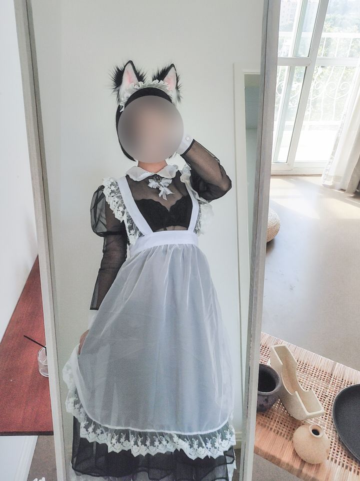 蠢沫沫 – 透明女仆自拍 – 2511