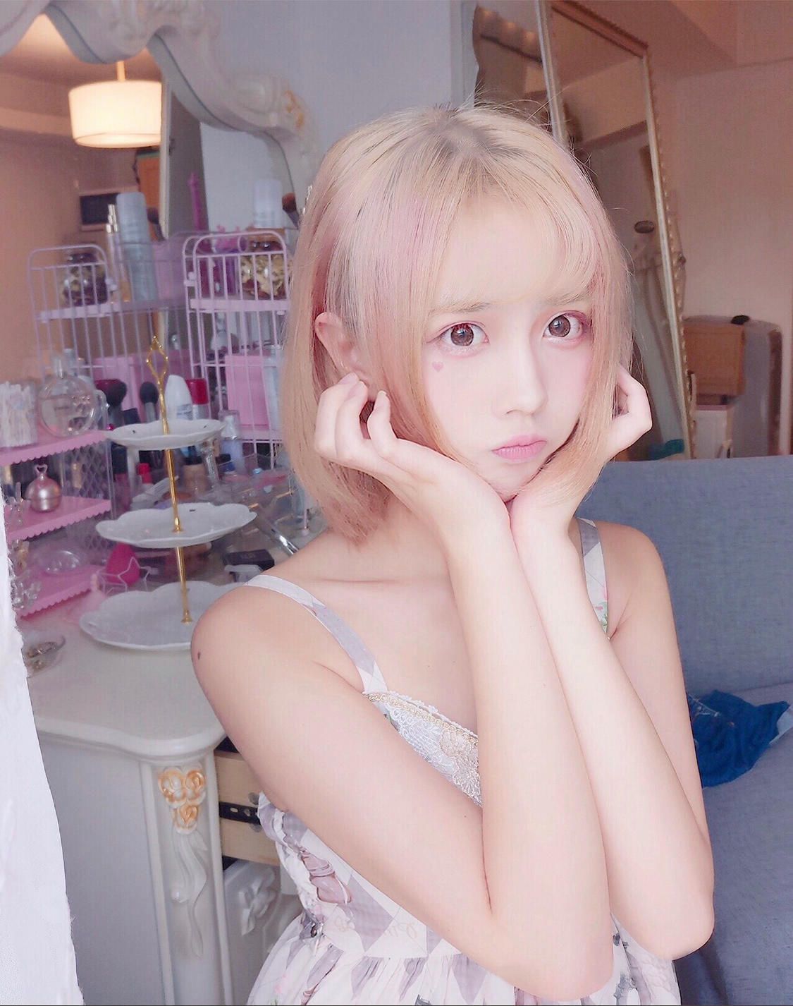 白色长筒过膝袜 – 332