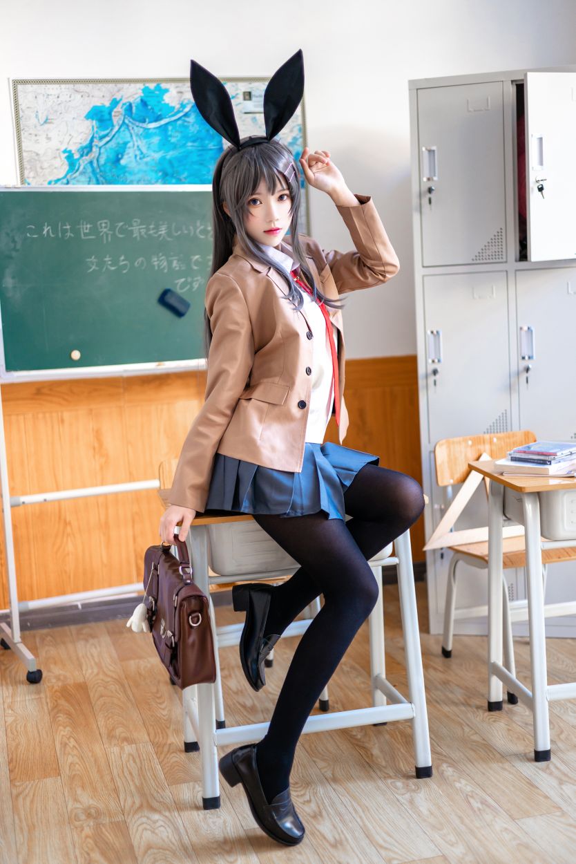 桜桃喵 – 麻衣学姐制服 – 3415