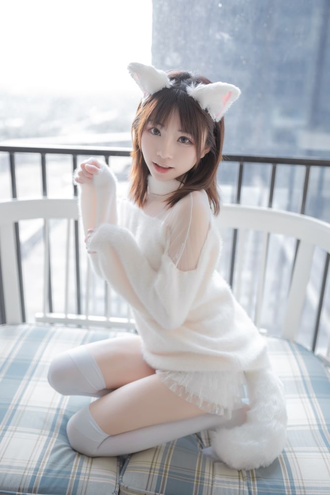 Kitaro绮太郎 - 白喵女友 - 4160