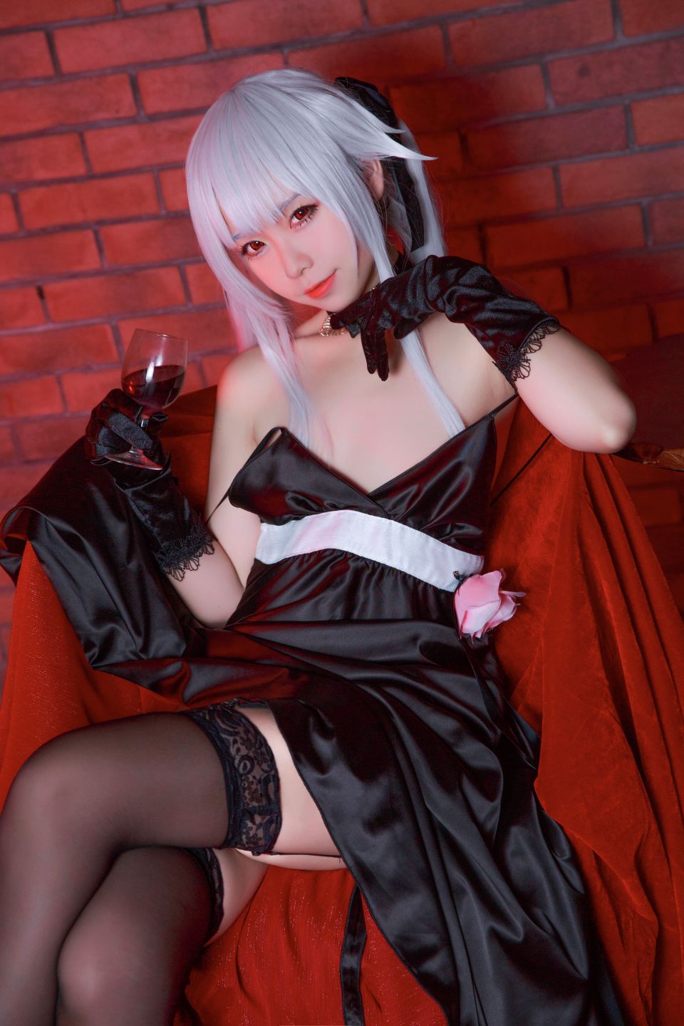 G44不会受伤 – 雾枝黑裙礼服 – 3223