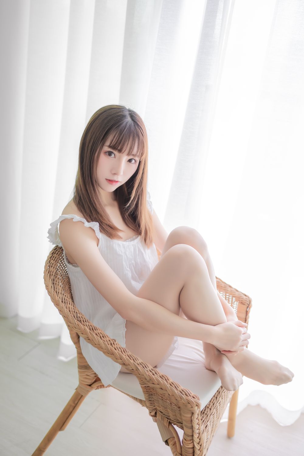 Kitaro绮太郎 - 白色睡衣 - 4162