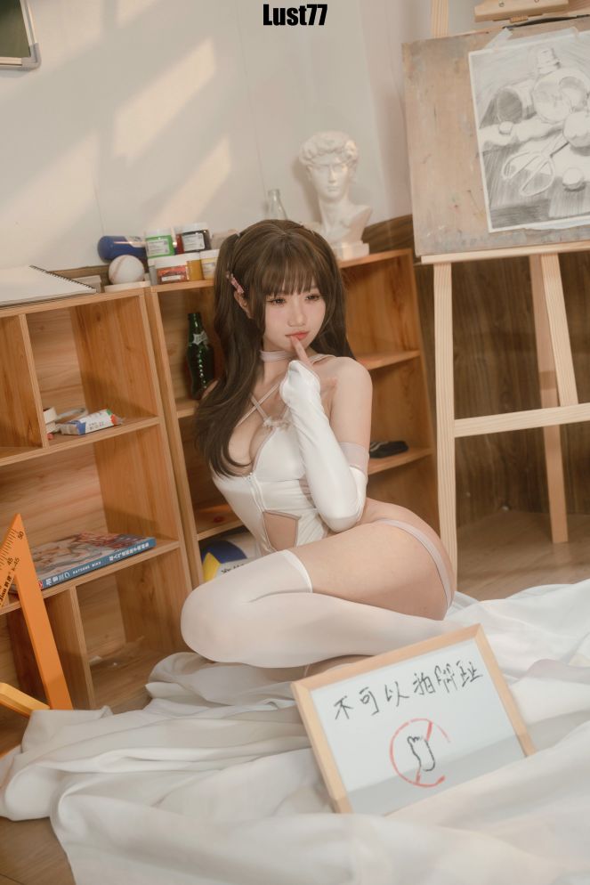 柒柒不可爱粉色泳衣 – 1263
