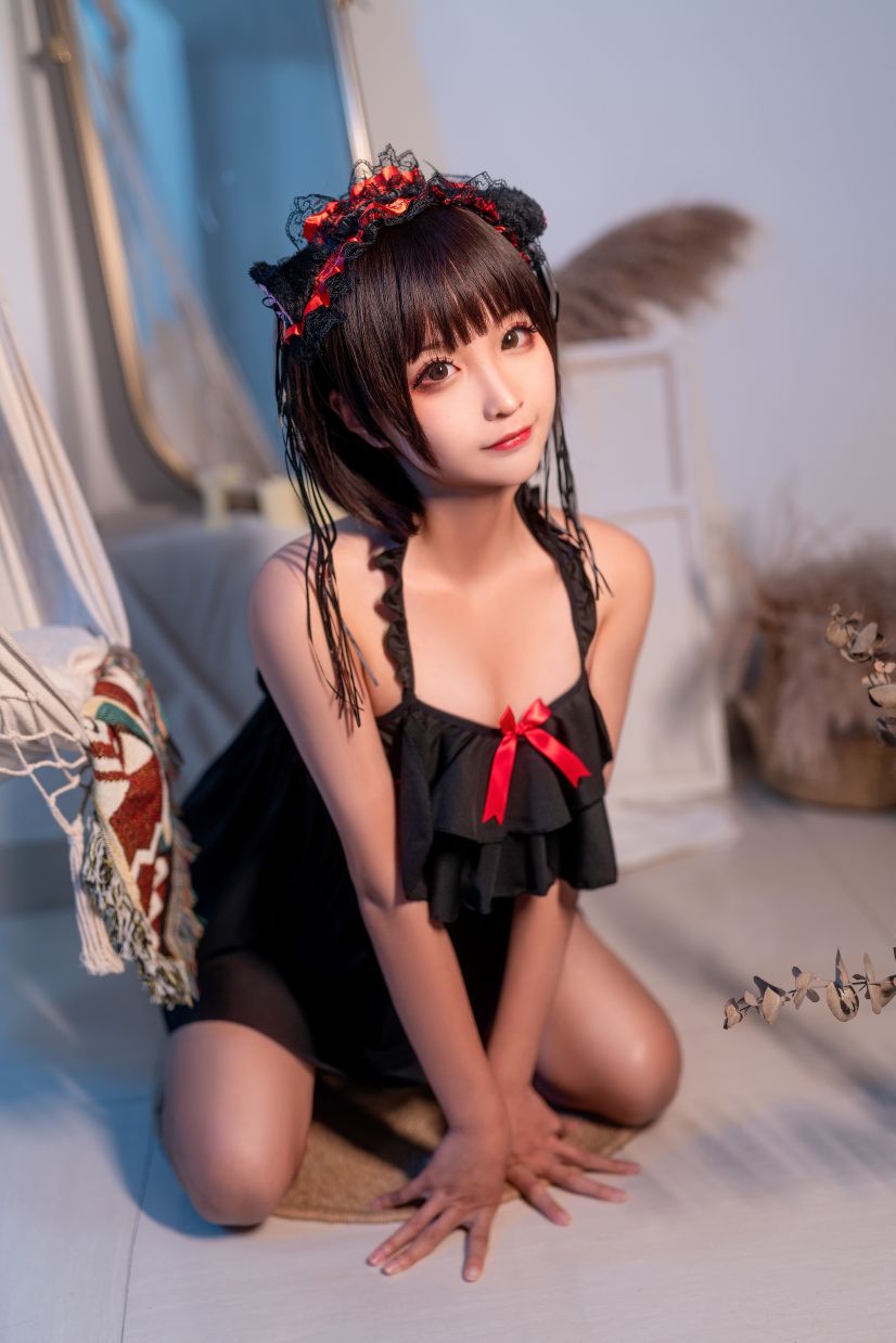 蠢沫沫 – 黑睡裙 – 2542
