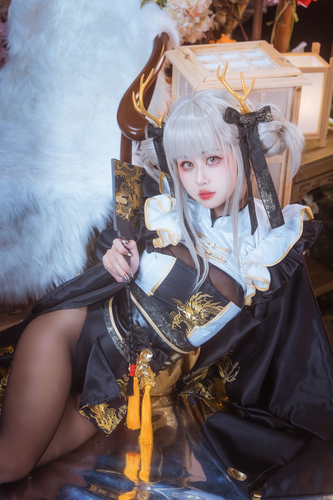 萌芽儿 – 白兔和服 – 1684