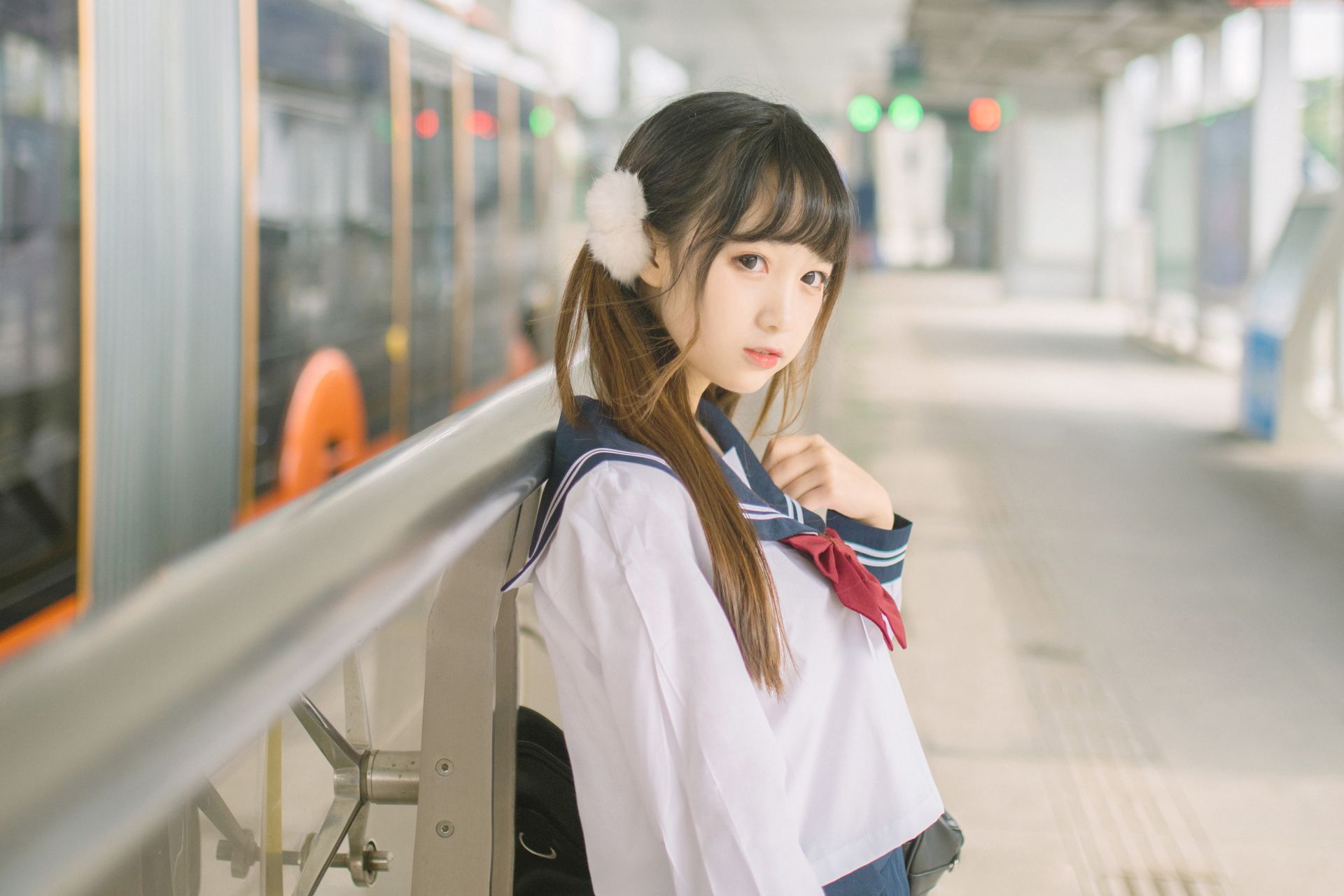 可爱校服小美女 – 383